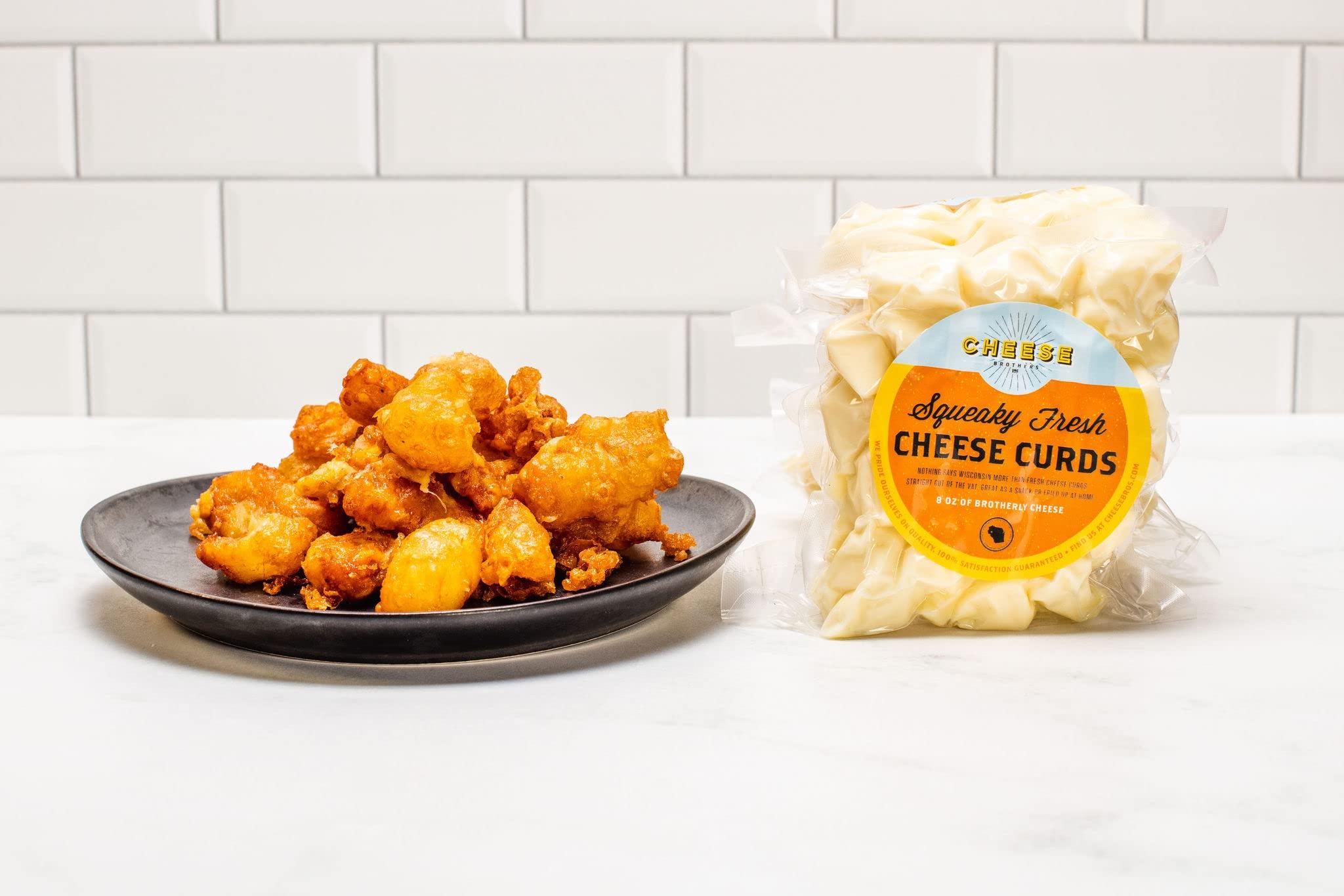 CHEESE BROTHERS INC Cheese Bros Squeaky Fresh Wisconsin CHEESE CURDS | 8 ounce bags | Gourmet Gift for Families… (8)