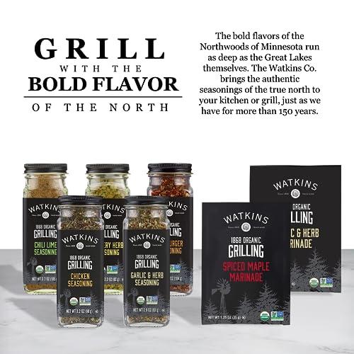 Watkins Watkins Organic Grilling Chicken Seasoning, Non-GMO, Kosher, 3.2 Oz, 1-Pack