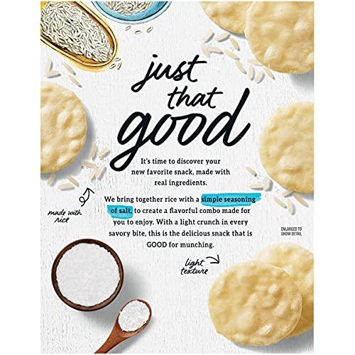 Good Thins Good Thins Simply Salt Rice Snacks Gluten Free Crackers, 3.5 oz (Pack of 3)