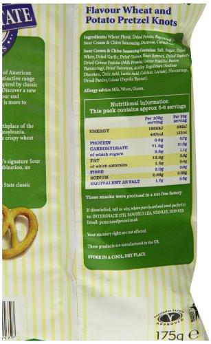 Penn State Penn State Sour Cream and Chive Flavour Pretzels 175 G (Pack of 12)