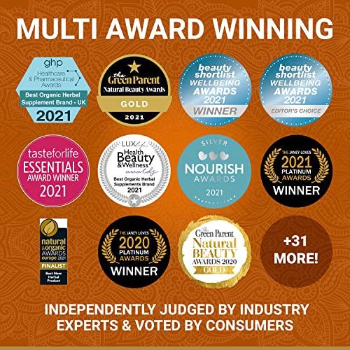 True Veda KSM-66 Ashwagandha KSM 66 Ashwagandha KSM-66 | USDA Organic Ashwagandha Supplements KSM 66 | KSM66 Ashwagandha Organic | Organic Ashwagandha Capsules | Aswagandha Vitamin | Ashwaganda | 60 Capsules