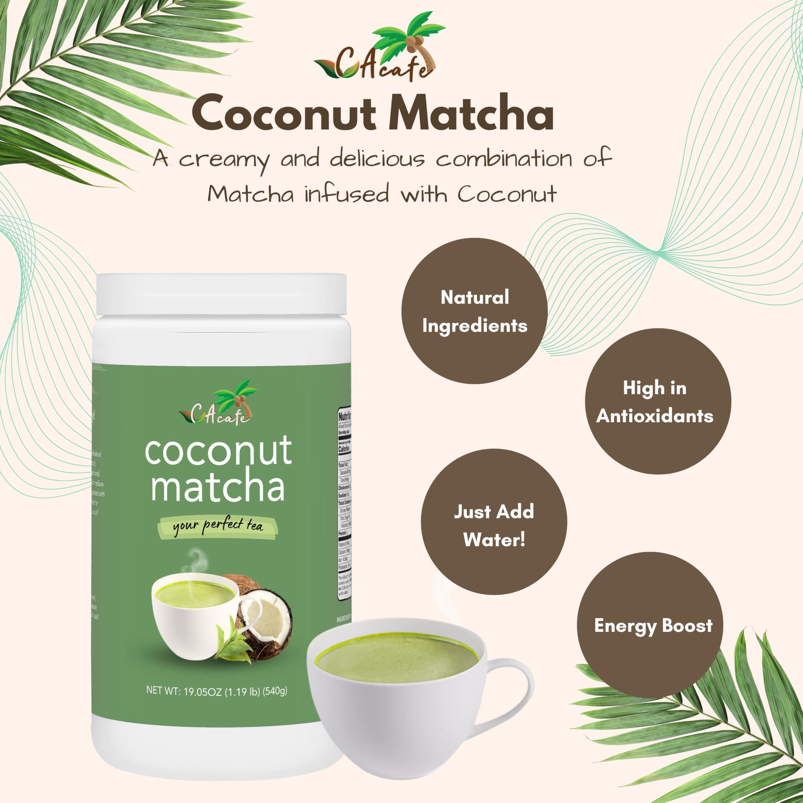 CAcafe CAcafe Coconut Matcha and Collagen Coffee Variety (2-pack)