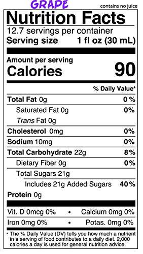 shave-ice-syrups 12.7oz Snow Cone Syrups (6 Pack W/Cups/Straws)