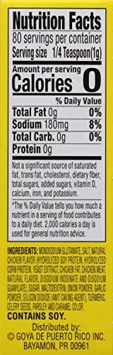 Goya Goya Foods Chicken Bouillon Reduced Sodium, 2.82 Ounce (Pack of 24)
