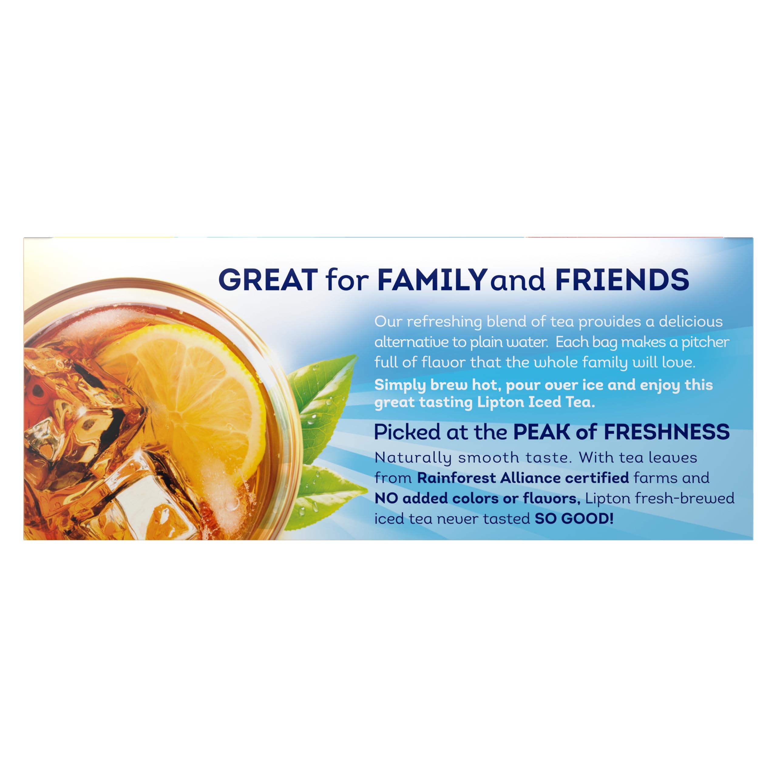 Lipton Lipton Unsweetened Iced Tea Bags, Gallon-Sized, 96 Total Tea Bags (24ct - Pack of 4)