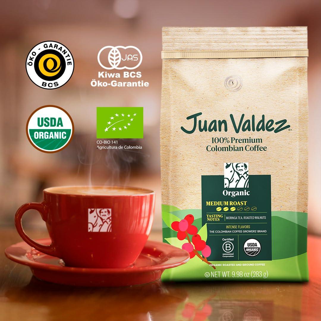 SC Products SC Products Juan Valdez Coffee Organic Cafe, 10 oz, Ground - Colombian Coffee (2 Pack)