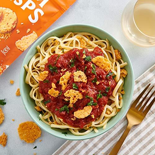 Parmcrisps ParmCrisps - Cheddar Cheese Crisps, Made Simply with 100% REAL Cheese | Healthy Keto Snacks, Low Carb, High Protein, Gluten Free, Oven Baked, Keto-Friendly | 1.75 Oz (Pack of 12)