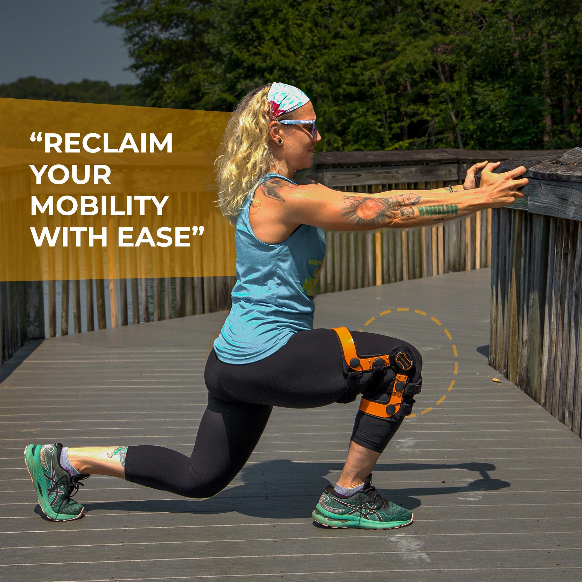 Z ONE Z1 K2 Knee Brace Ideal for Prevention PCL ACL MCL LCL/Meniscus Tear/OA/Arthritis/Osteoarthritis/Ligament Tear/Running/Sports Injury/Joint Pain/Offloader ~ Men ~ Women (S7)