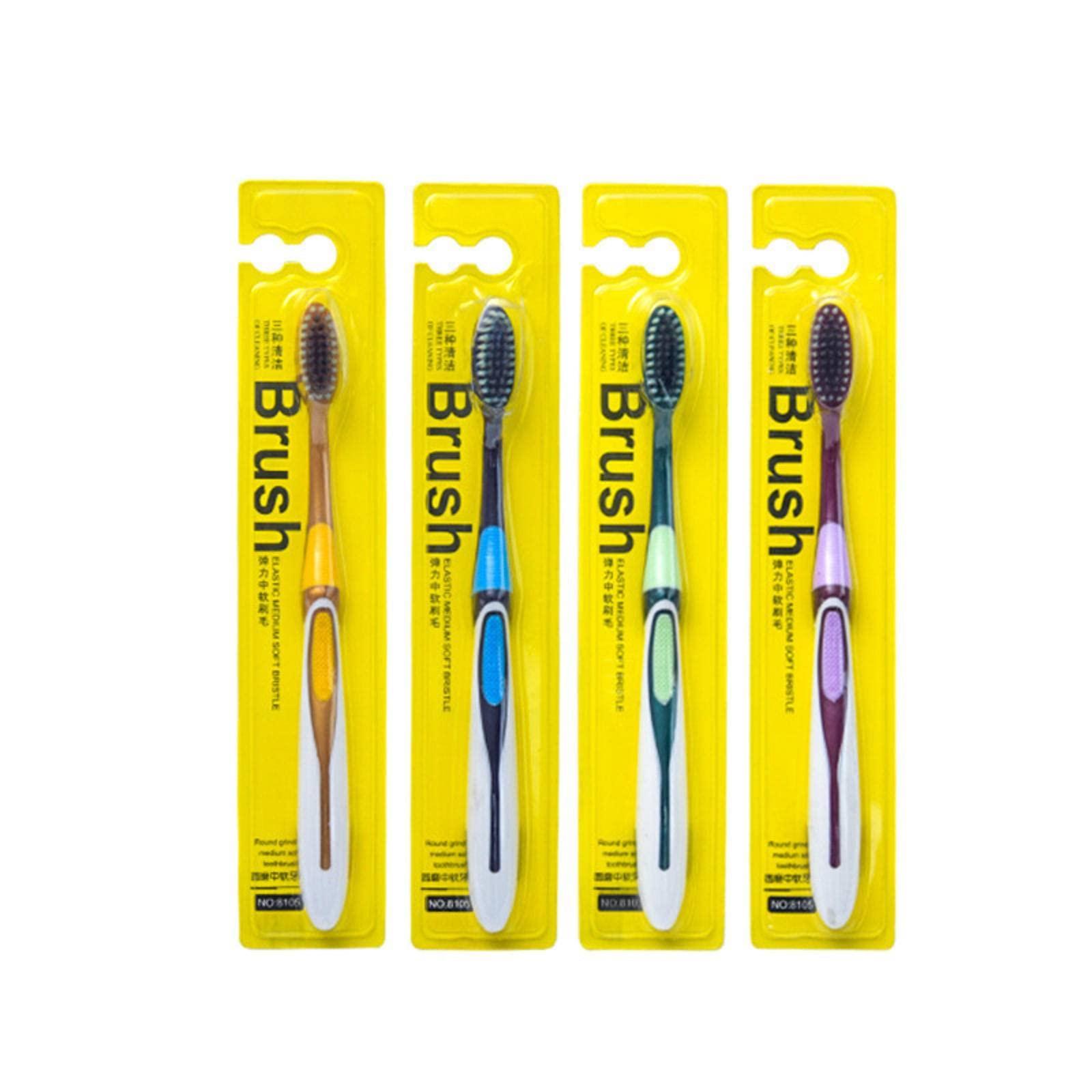 MBETA MBETA Toothbrush Soft Hair Adult Independent Packaging high Density Bamboo Charcoal Toothbrush Filament Soft Hair Children Family Pack Men and Women