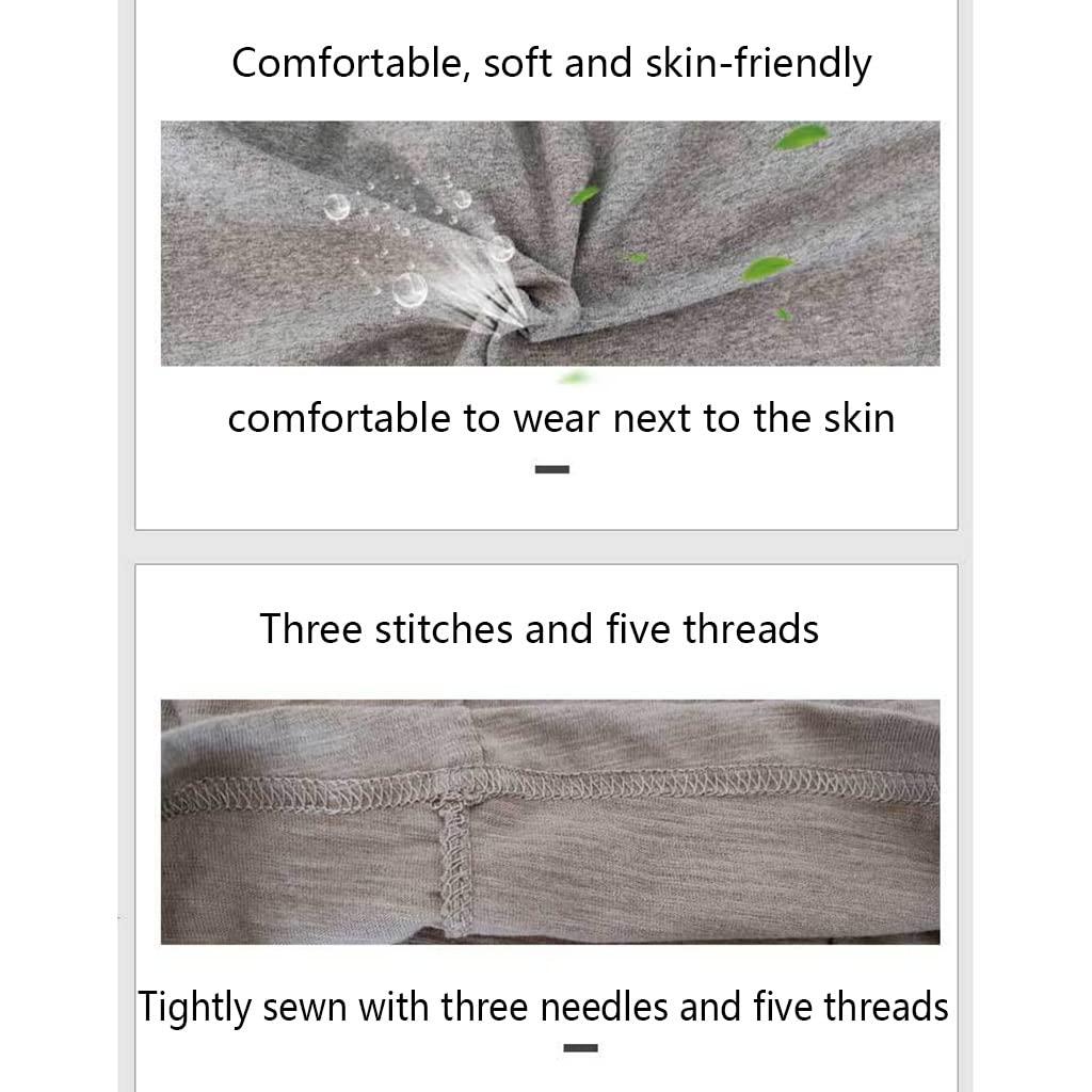 BYLIA Urinary Incontinence Care Cotton Shorts with Pocket for Elderly Women and Men Healthy Care Clothing (Color : Brown, Size : Medium)