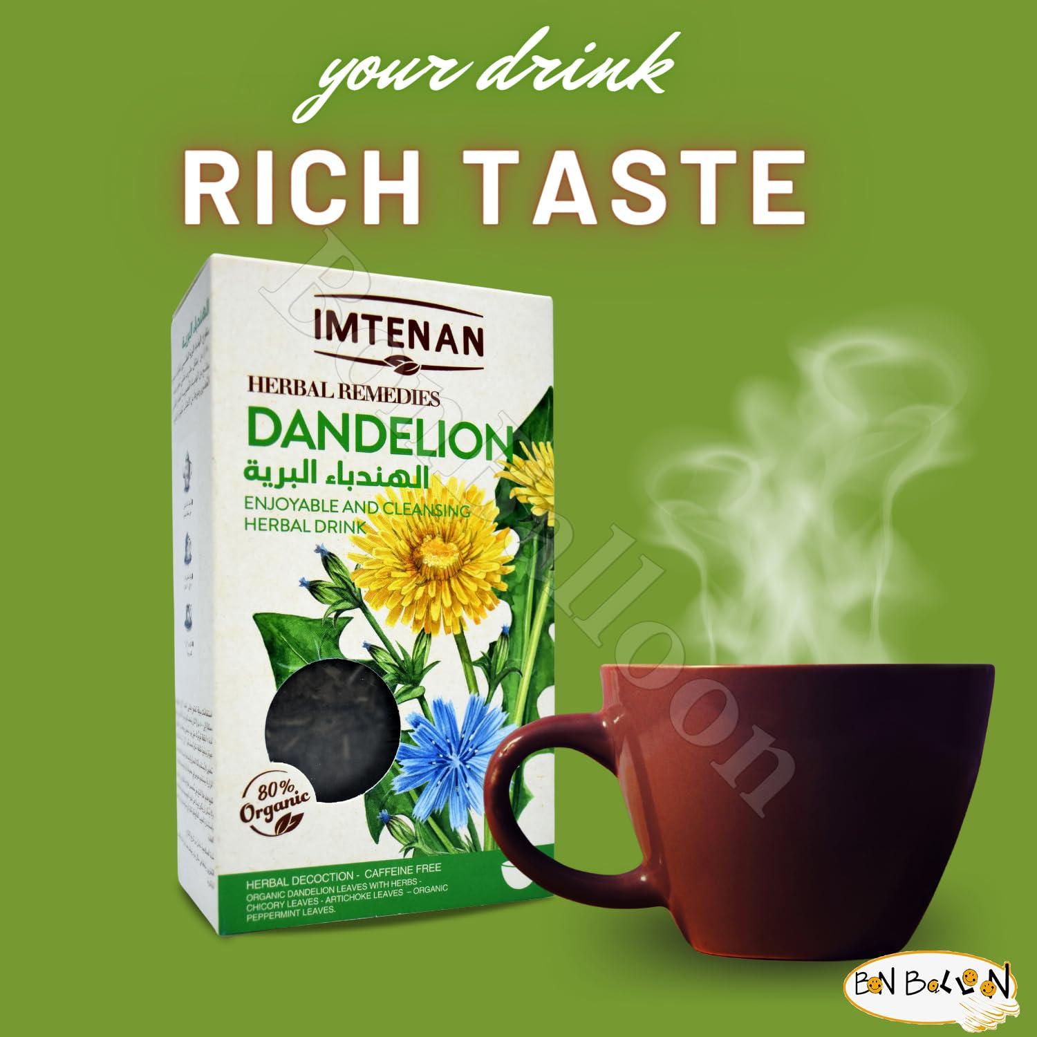 Ala Imtenan And Organic Drink Herbal Dandelion Herbal Drink Bag Herbals Herb Herbs Non Gmo No Additives No Artificial Coloring No Caffeine Kosher Halal (1.23 oz / 35 gm)