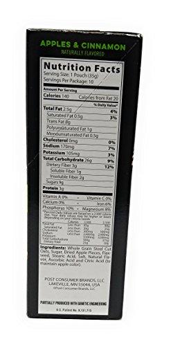 Better Oats Better Oats Steel Cut Oats with Flax, Apples and Cinnamon, 10 Pouches (Pack of 2)