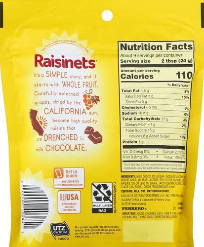Raisinets Raisinets Milk Chocolate Covered Raisins - 8oz