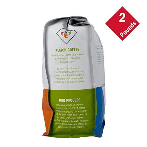 Klatch Coffee, Inc. Klatch Coffee House Espresso Medium-Dark Roast, 2 Pounds, Whole Bean