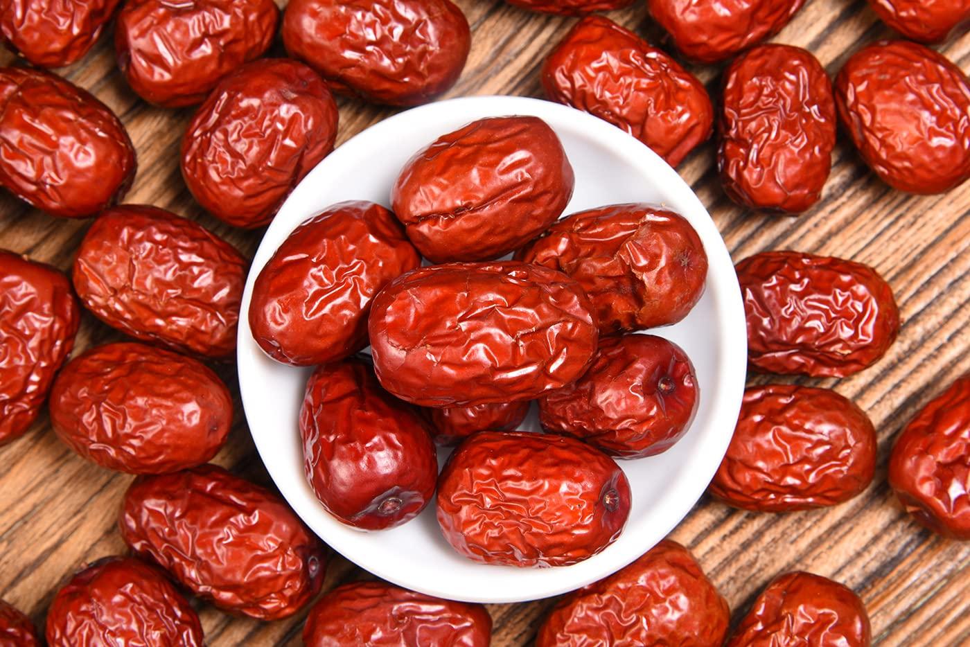 ULTHMOK Premium Jujube Red Dates 1LB/453g,Selected Dried Fruit,Big & Delicious,100% Natural ??