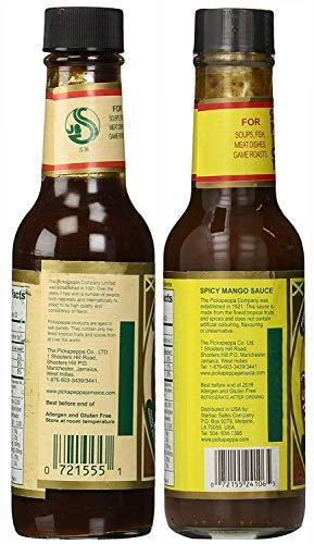 Pickapeppa Pickapeppa Sauce Variety 2 Pack (1) Jamaican Original (1) Spicy Mango - 5 oz (Pack of 2)