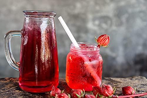 Amazing Chiles & Spices Hibiscus Flowers 2lb (32oz) – All Natural, Triple Cleaned - Whole Soft Flowers and Petals - Flor de Jamaica. Great for Hot or Iced Tea and Agua Fresca. By Amazing Chiles and Spices