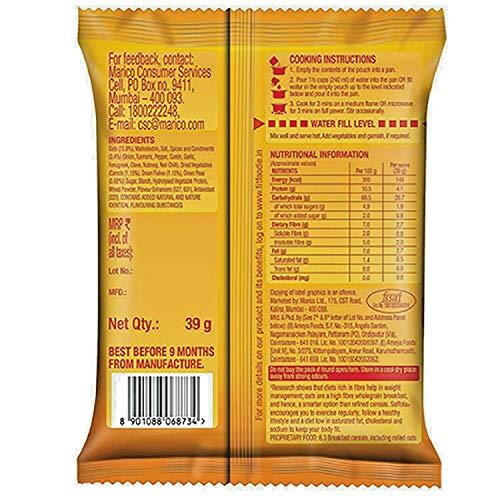 Saffola Saffola Masala Oats- Classic Masala - 39 Gm X Pack of 12