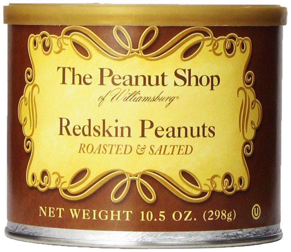 The Peanut Shop of Williamsburg The Peanut Shop of Williamsburg Redskin Peanuts, Roasted & Salted, 10.5 Ounce