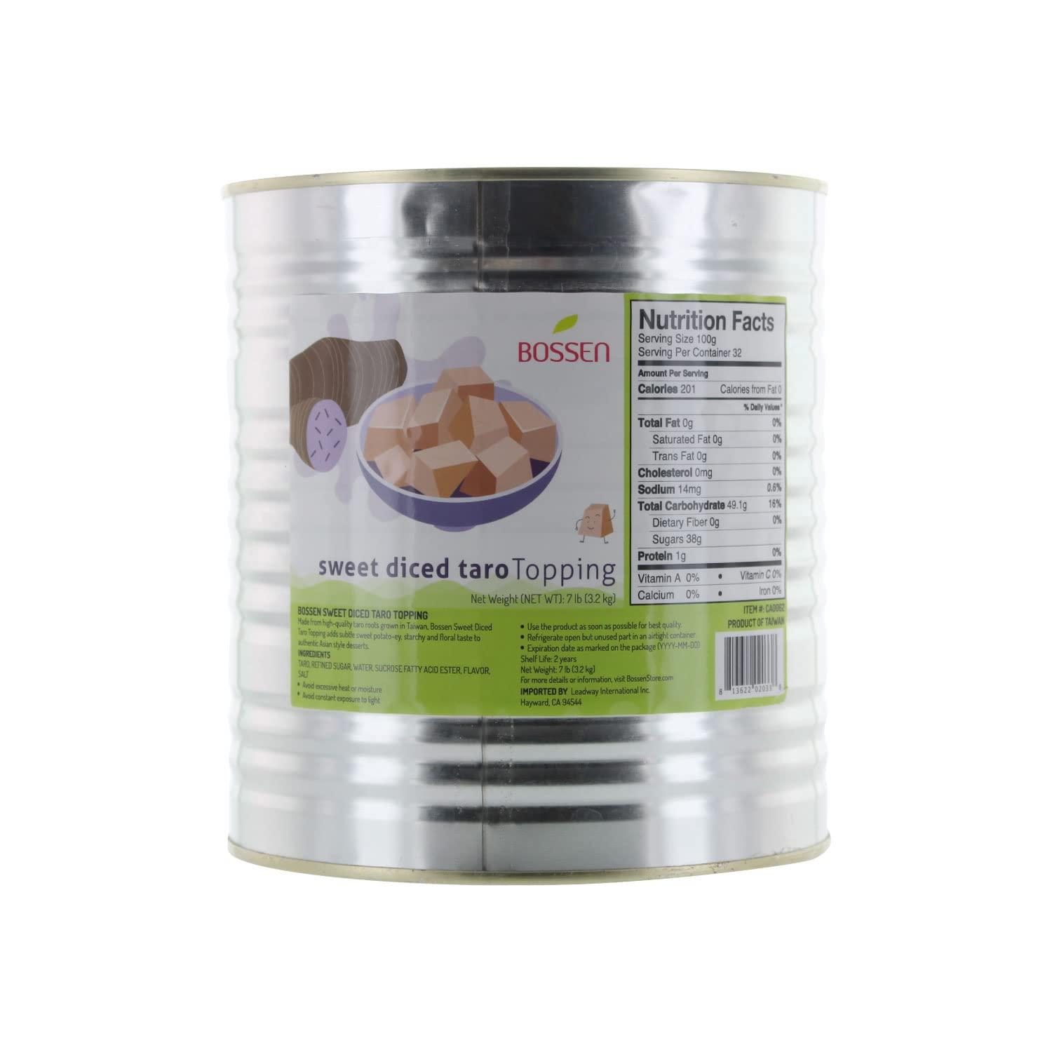Bossen Bossen Canned Topping (Sweet Diced Taro)
