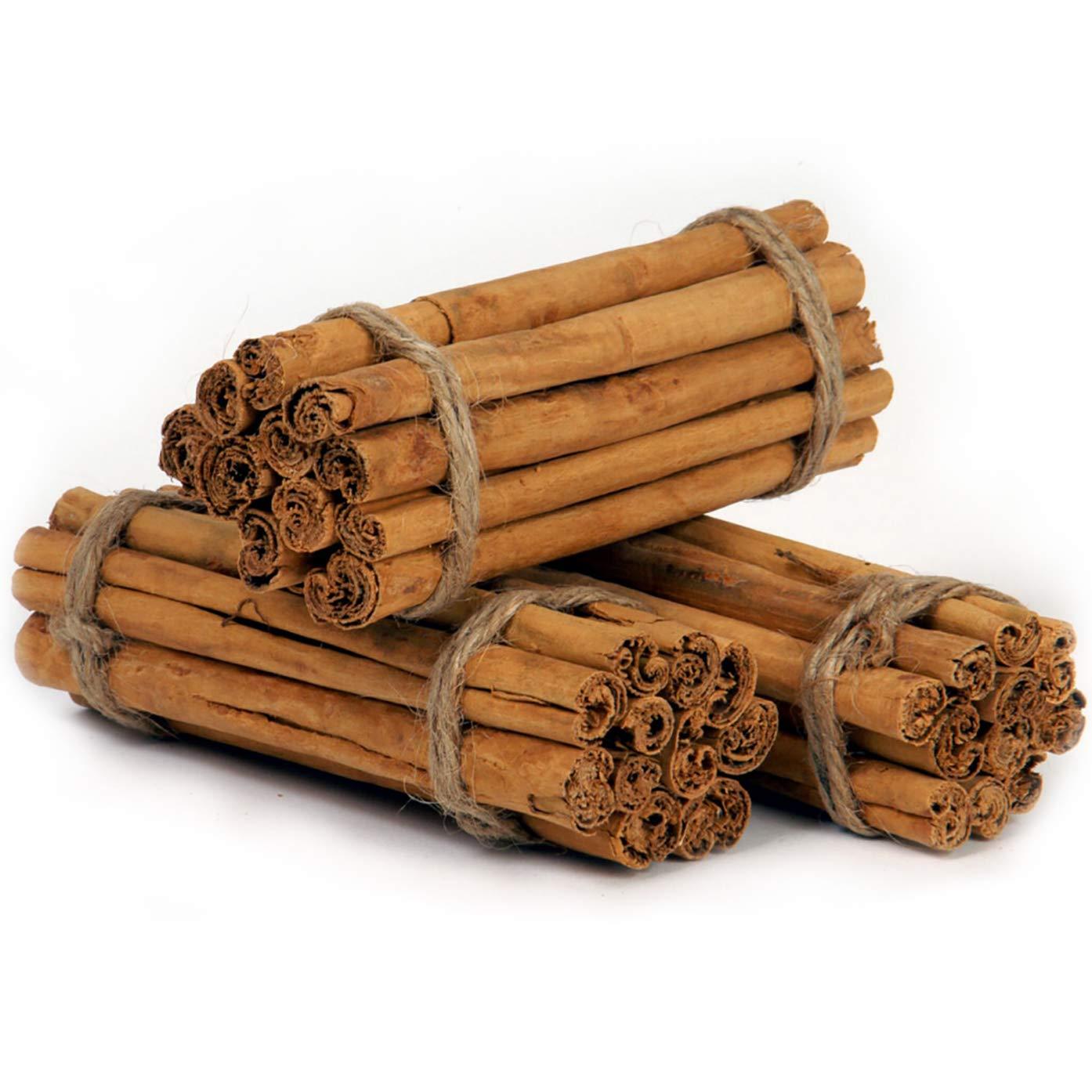 Elephant Chateau Ceylon's Finest True Alba Cinnamon (Canela Ceilan) | 6" Long Cinn Sticks | Fresh Harvest | Naturally Sweet Cinnamomum Zeylanicum (Verum) | Lanka Luxury Spices | 150 Grams (Approx 20-25 Quills)