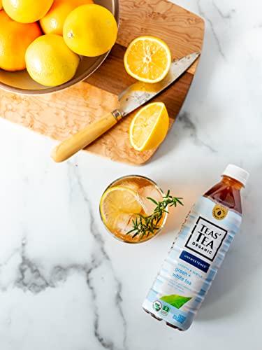 Teas' Tea Teas' Tea Unsweetened Green White Tea 16.9 Ounce (Pack of 12) Organic, Sugar Free, 0 Calories