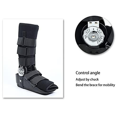 WILLQ Orthopedic Walker Boot for Ankle and Foot Injuries Fracture Sprained Ankle Recovery Protection and Healing After Foot Nkle Injuries Complete Recovery Tall Pneumatic Walking Boot,Extralarge