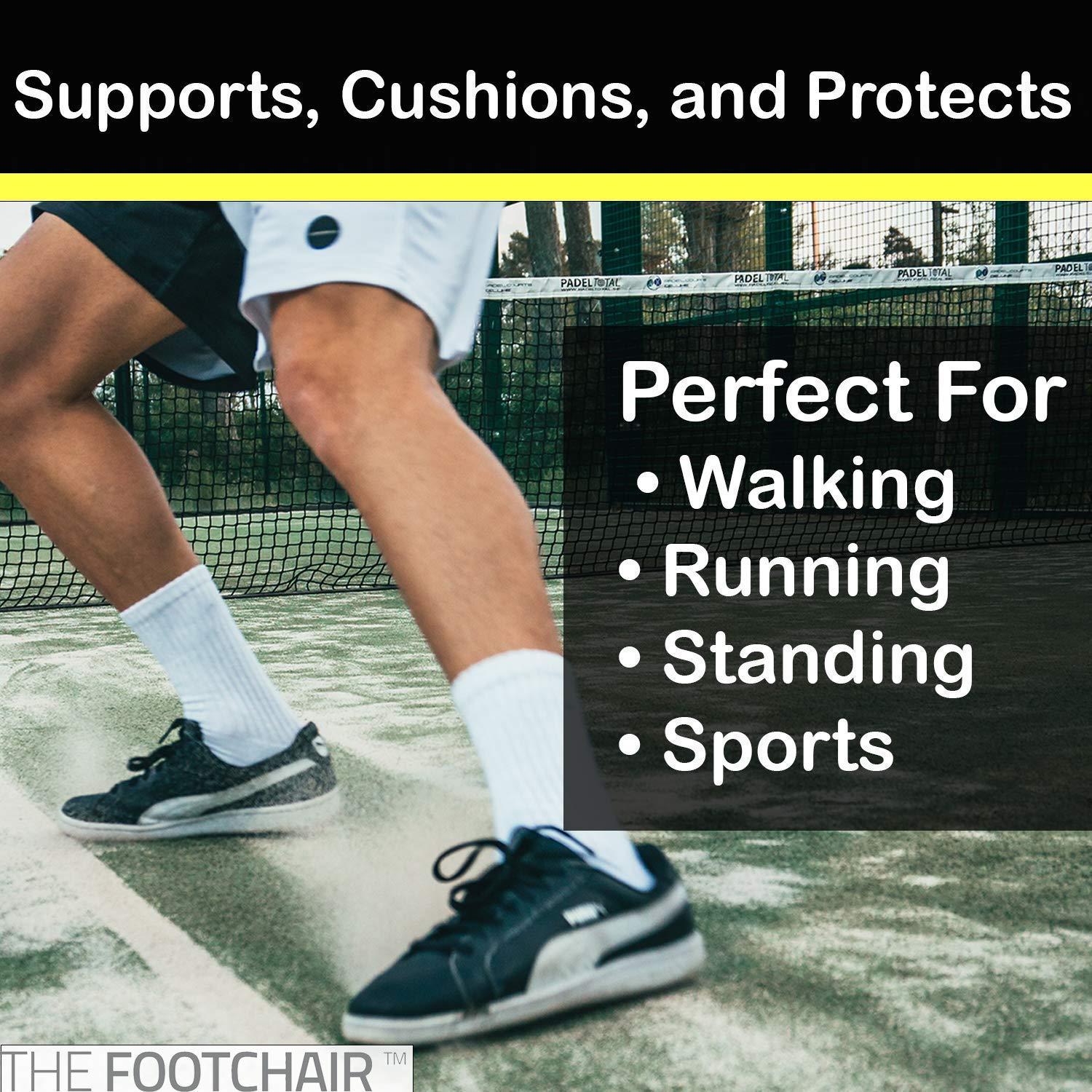 The Foot Chair FootChair Orthotics with Pads for Adjustable Arch Height. Relieve Plantar Fasciitis and Other Foot Pain (Women's 5-6.5 / Men's 3-4.5)