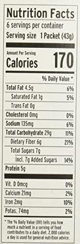 PURELY ELIZABETH PURELY ELIZABETH Dark Chocolate Chunk Superfood Oatmeal 6 Count, 1.52 OZ