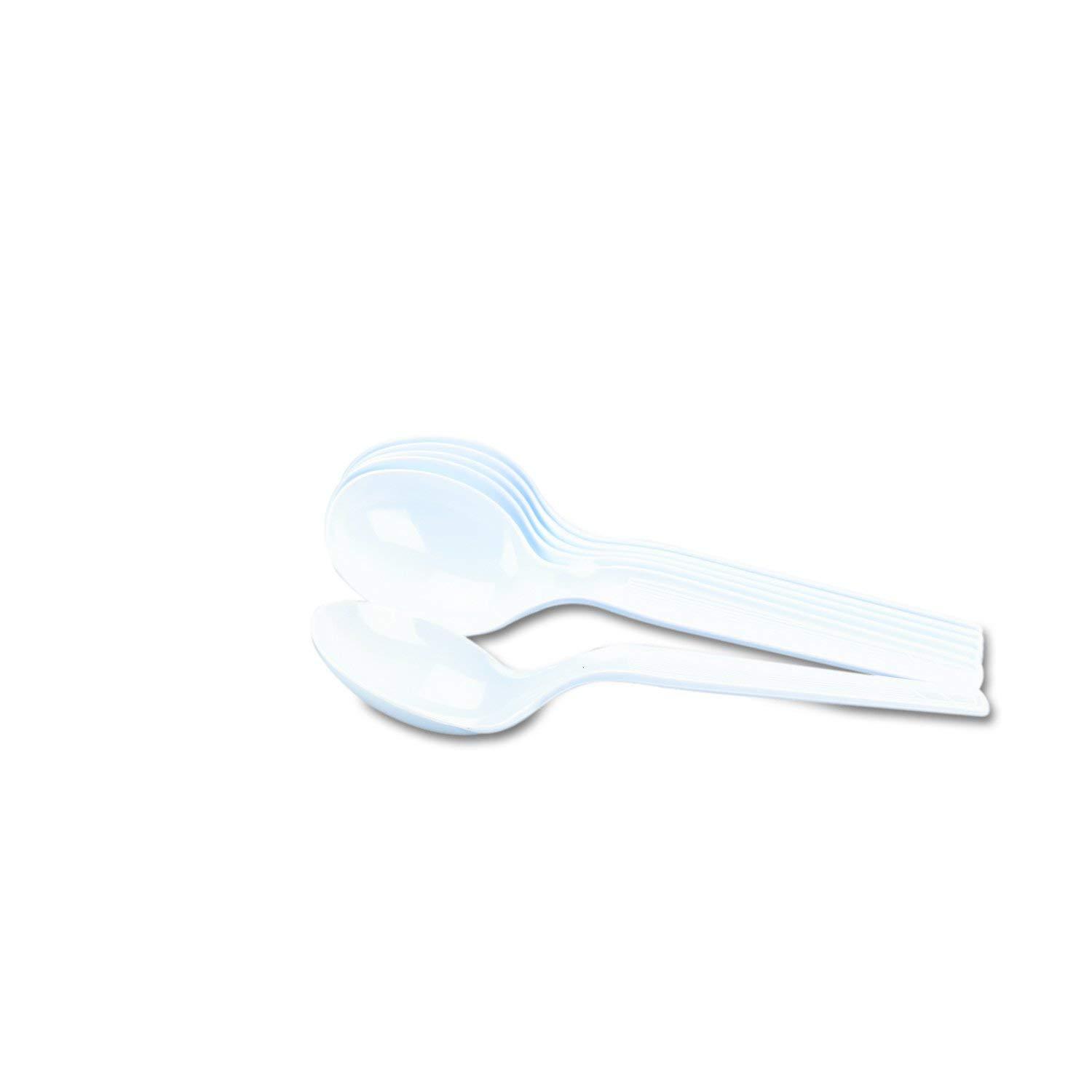 Georgia-Pacific Georgia-Pacific Dixie 5.75\" Medium-Weight Polystyrene Plastic Soup Spoon by GP PRO (Georgia-Pacific), White, SM207, 1,000 Count (100 Spoons Per Box, 10 Boxes Per Case)