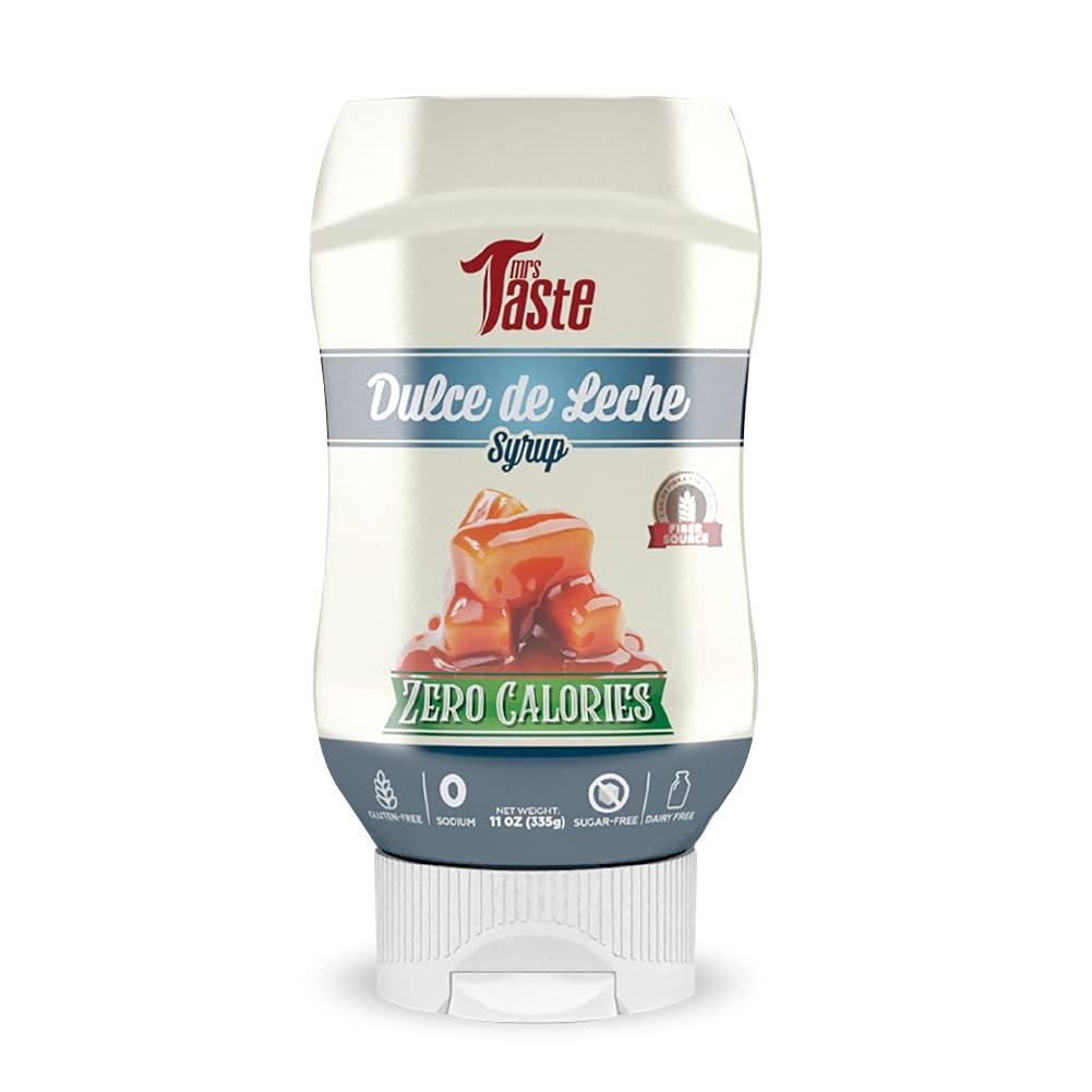 Mrs Taste Mrs Taste Sugar Free Dulce de Leche, Zero Calories, Zero Sodium, Zero Sugar, High Fiber, Keto Friendly, Paleo Friendly, Condiments and Sauces (11 oz, Dulche de Leche)
