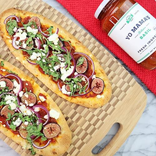 Yo Mama’s Foods Yo Mama\'s Foods Keto Tomato Basil Pasta Sauce - Pack of (1) - No Sugar Added, Low Carb, Low Sodium, Vegan, Gluten Free, Paleo Friendly, and Made with Whole, Non-GMO Tomatoes