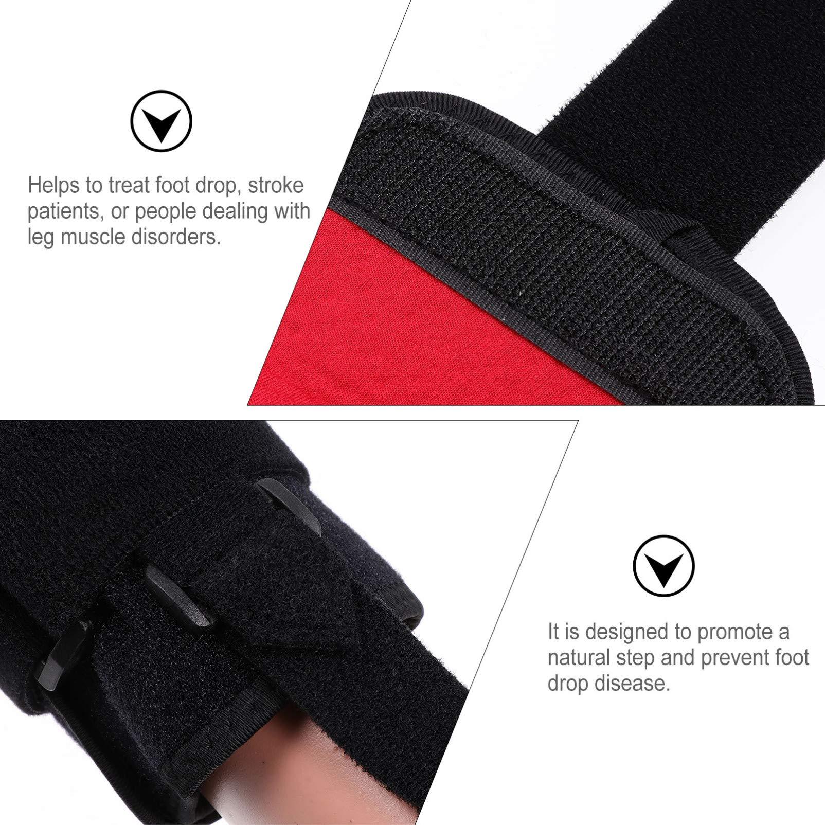 Healifty Healifty Foot Drop Corrector Ankle Support Brace Foot Splint Night Splint Tool Stand Ankle Support Wrap Sprained Ankle Foot Foot Orthotic Tool Football Bracket Protector