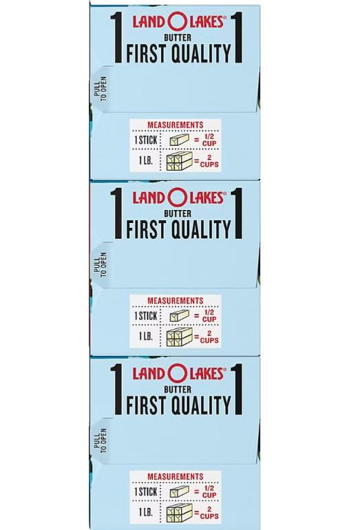 Land O Lakes Land O Lakes Unsalted Butter, 3 pk./1 lb.