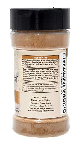Shudh India Shudh India | Tea (Chai) Masala Indian Spice Blend | All Natural | Vegan | Gluten Friendly Ingredients | Salt & Sugar Free | NON-GMO | No Colors | Indian Origin |