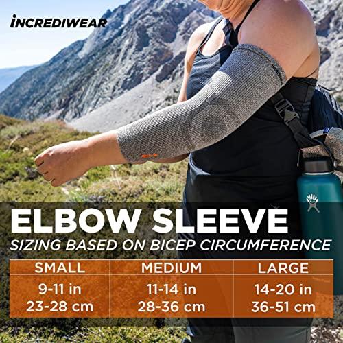 Incrediwear Incrediwear Elbow Sleeve Elbow Brace for Elbow Support, Joint Pain Relief, Inflammation Relief, and Circulation, Tendonitis, Golf and Tennis Elbow Brace for Women and Men (Royal, Small/Medium)