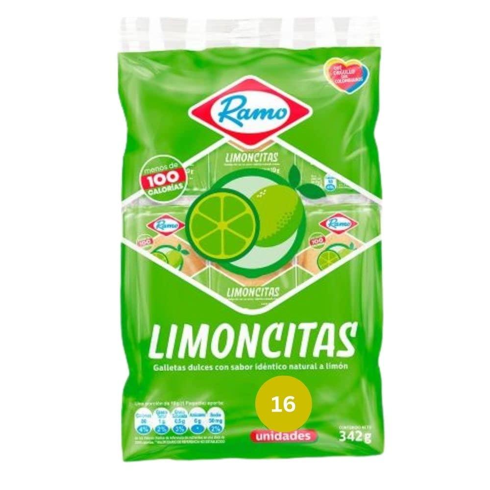 No applicable Galletas Lecheritas limoncitas Ramo - Sweet and Soft Crakers (32 pack) Lime Flavor Galletas Colombianas Colombian snacks comida colombiana mecato colombiano