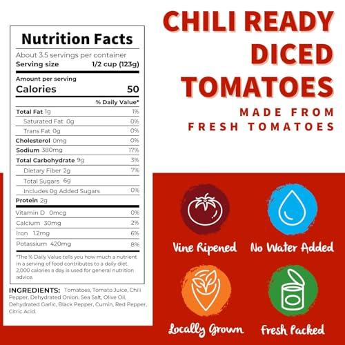 Dei Fratelli Dei Fratelli Chili Ready Diced Tomatoes (14.5 oz. cans; 12 pack) - 5th Generation Recipe