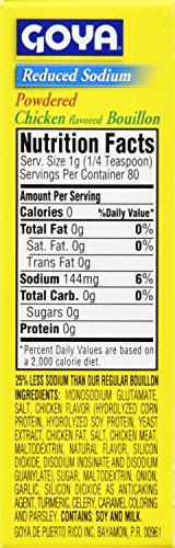 Goya Goya Foods Chicken Bouillon Reduced Sodium, 2.82 Ounce