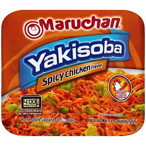Maruchan Maruchan Yakisoba Spicy Chicken Flavor, 4.11 Oz, Pack of 8, (4178990743)