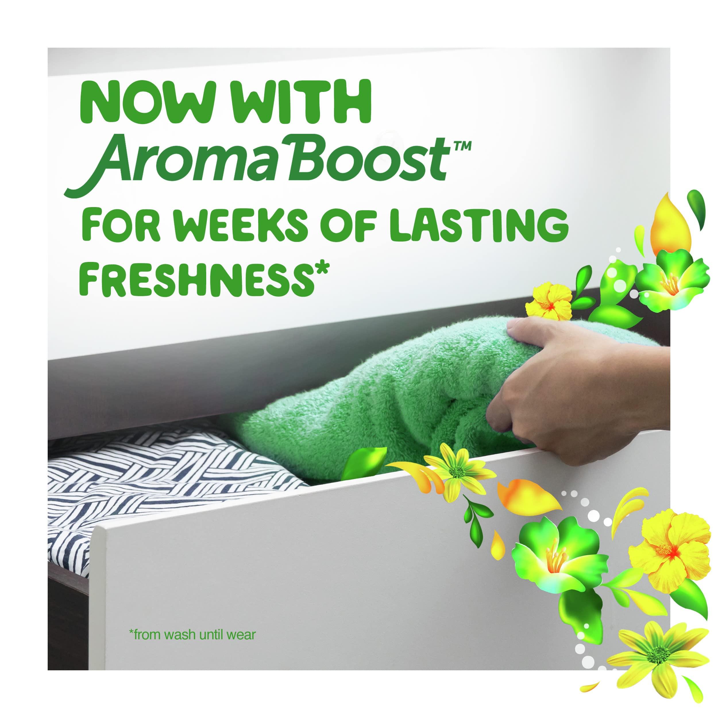 Gain Gain Fabric Softener, Original Scent, 140 fl oz, 190 Loads, HE Compatible, Packaging may vary