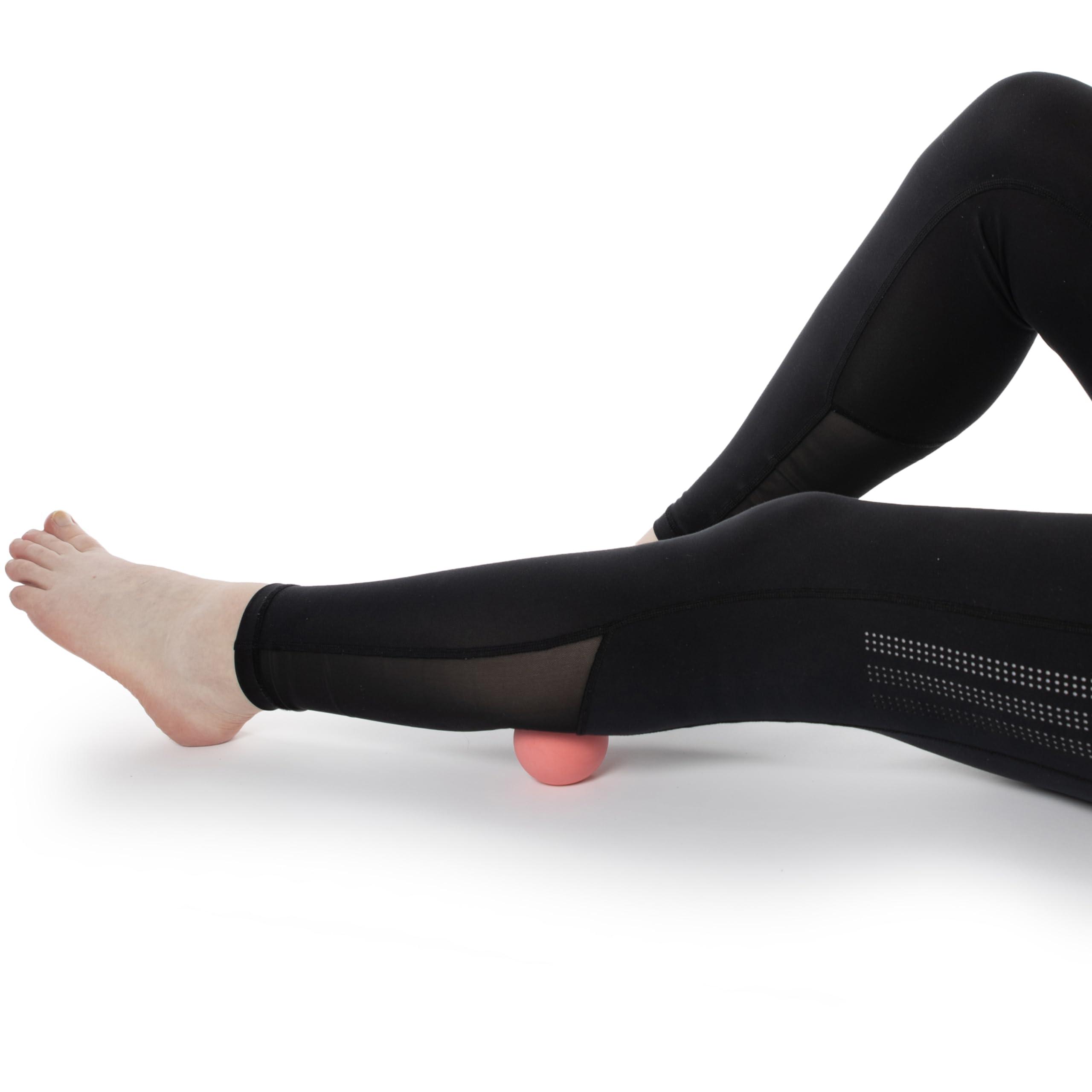 OPTP OPTP Super Pinky Ball Moderately Firm Density Deep Tissue Massage Ball for Back Pain, Shoulder Tension Relief, Sore Muscles, Plantar Fasciitis and More