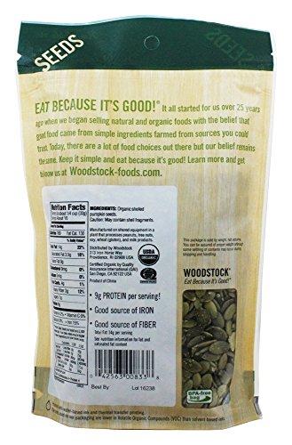 Woodstock Woodstock Farms Organic Pumpkin Seeds - 11 Oz, 2 pack