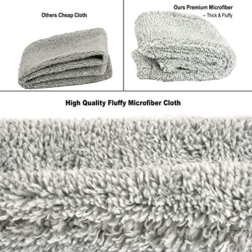 ARAINY Retractable Gap Dust Cleaner Under Appliance Microfiber Duster Dust Brush with Extension Pole (36 to 49 inches) Cleaning Duster for Bed High Ceilings Furniture Bottom Household Gap Duster Gray