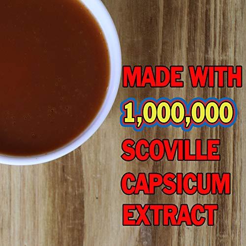 ASS KICKIN' Hot Sauce From Hell Devil's Revenge - 5 Ounce - Gourmet Habanero Hot Sauce with Capsicum Extract for Chicken Wings - Perfect for the Fan of Extra Hot Hot Sauces - Dance with the Devil!