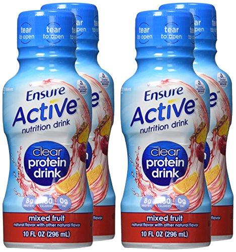 Ensure Ensure Clear Nutrition Drink Bottles Mixed Fruit, 10 Fl Oz (Pack of 4)