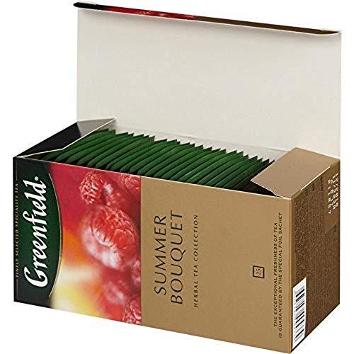 Greenfield Greenfield Summer Bouquet Herbal Tea Fruit & Herbal Collection 25 Teabags The Execptional Freshness Of Tea Is Guranteed By The Special Foil Sachet