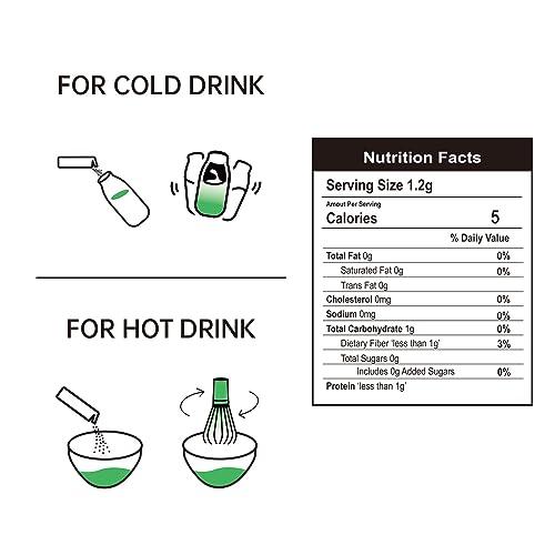 Jiuyu Authentic Ceremonial Matcha USDA Organic Premium Matcha Green Tea Powder for Drinking and Latte 100% Pure No Additives