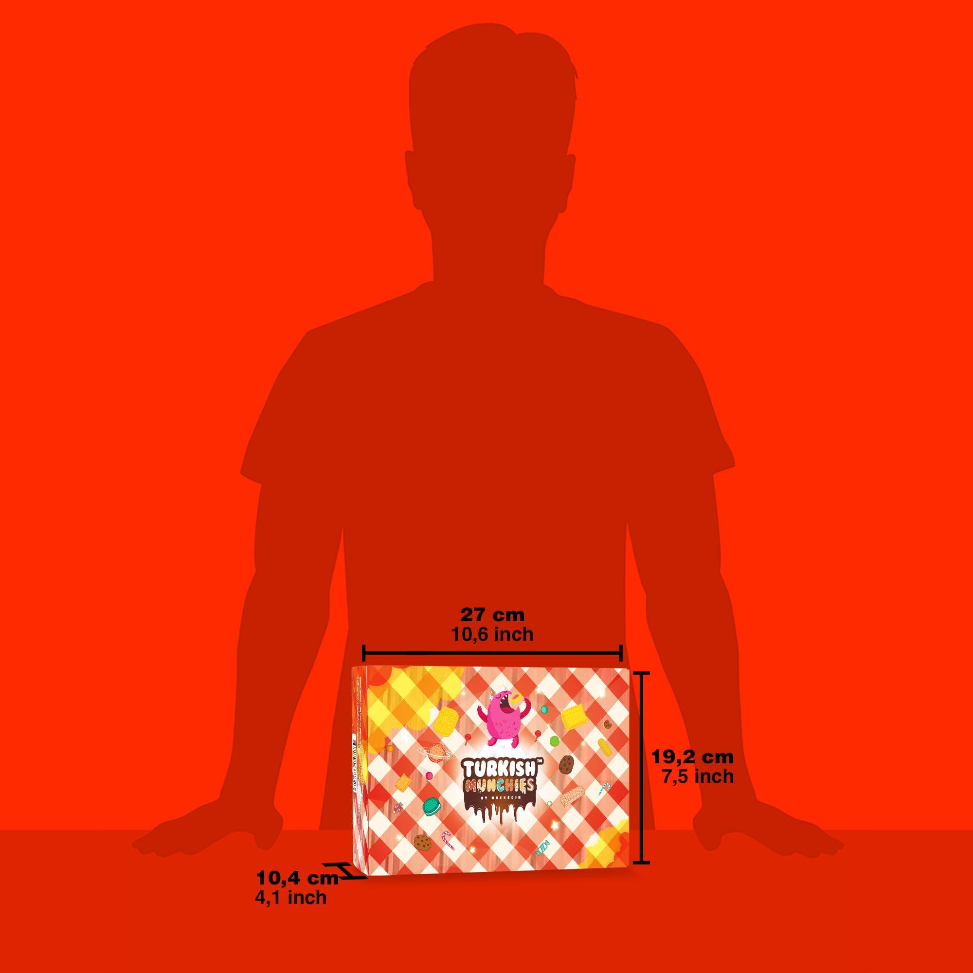 Turkish Munchies by Muekzoin Mega International Snack Box | Premium Exotic Foreign Snacks | Unique Snack Food Gifts Included | Try Extraordinary Turkish Snacks | Candies from Around the World | 32 Full-Size Snacks