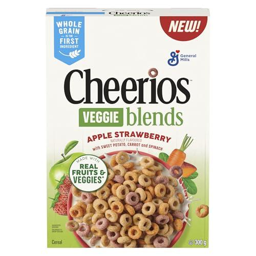 Cheerios Cheerios Veggie Blends, Apple Strawberry Cereal, 300g/10.5 oz. Box